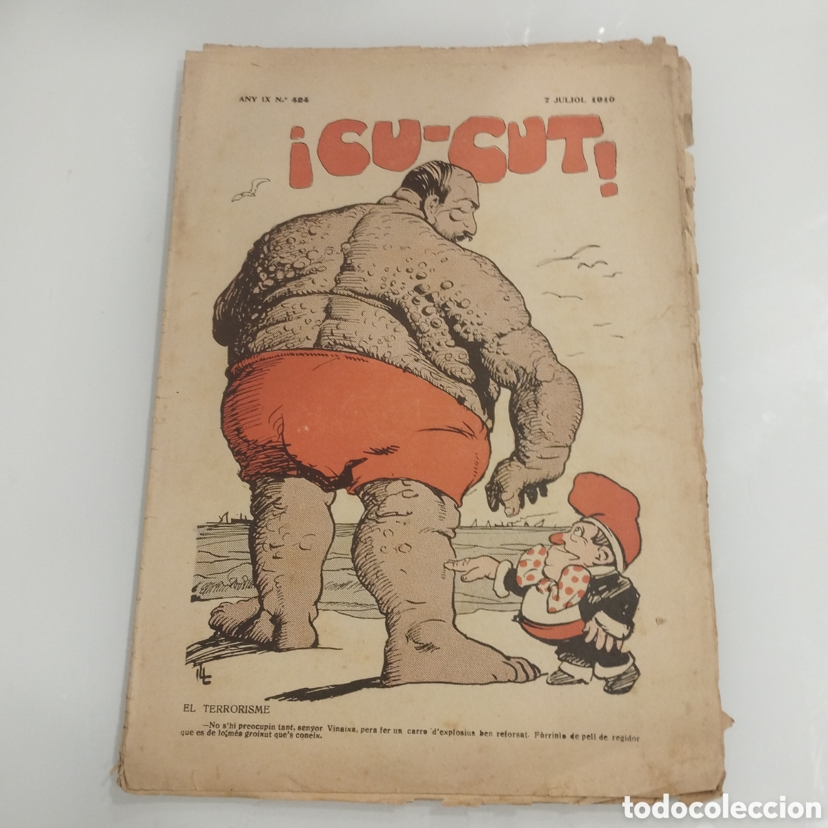 Libros antiguos: Cu-cut, n&deg; 424, El terrorisme. - Foto 1