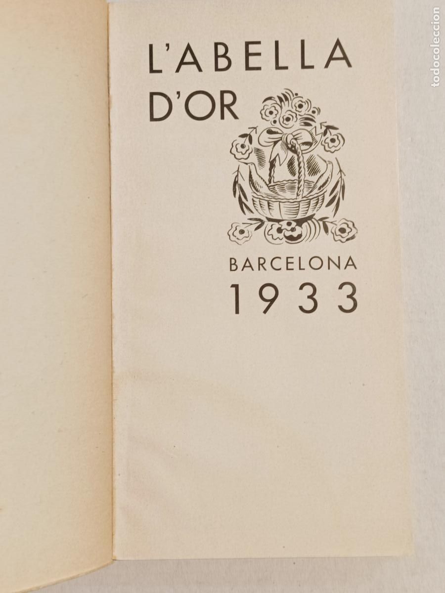 Libros antiguos: LABELLA DOR BARCELONA 1933 - Foto 2