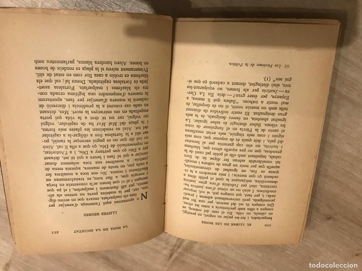Libros antiguos: El llibre de les dones (1925) - Foto 3