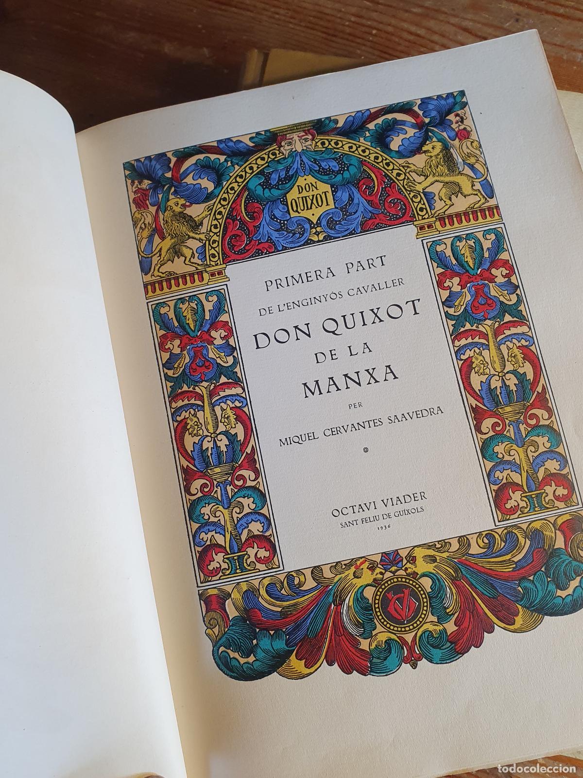 Libros antiguos: DON QUIXOT DE LA MANXA 1936 - Foto 3
