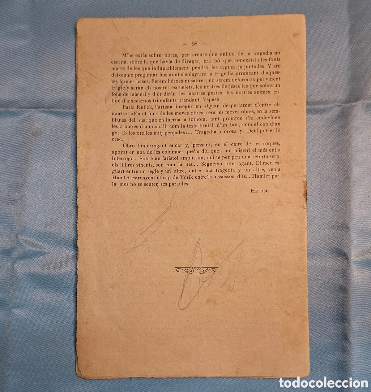 Libros antiguos: &ldquo;De la Trag&egrave;dia &ndash; Confer&egrave;ncia p&uacute;blica 1908 - Foto 3