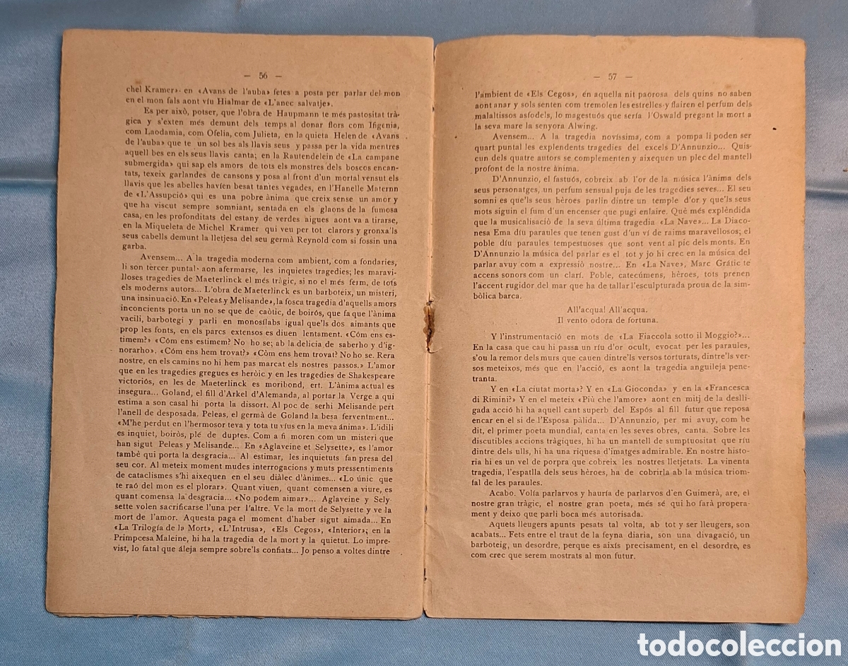 Libros antiguos: &ldquo;De la Trag&egrave;dia &ndash; Confer&egrave;ncia p&uacute;blica 1908 - Foto 4
