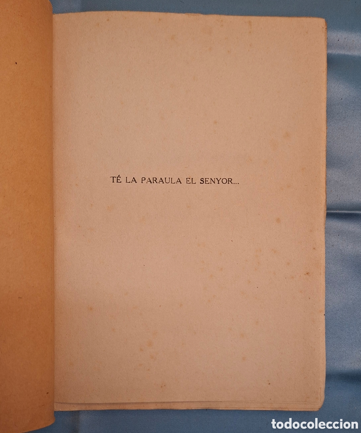 Libros antiguos: T&eacute; la paraula el senyor&hellip;&rdquo; (1933) de Llu&iacute;s Capdevila - Foto 6