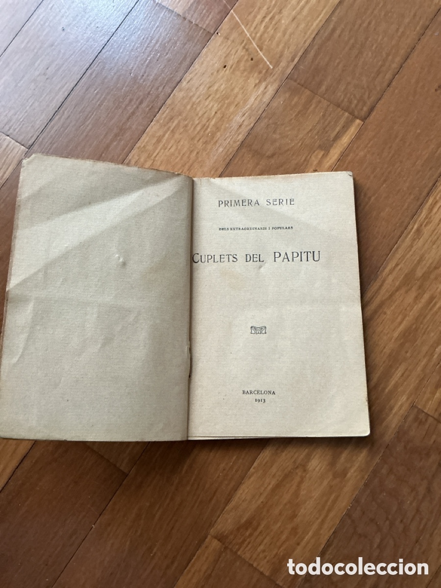 Libros antiguos: CUPLETS DEL PAPITU (Primera S&egrave;rie) - Foto 2