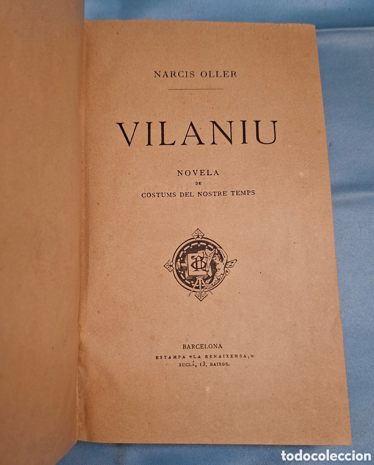 Libros antiguos: VILANIU de Narcis Oller