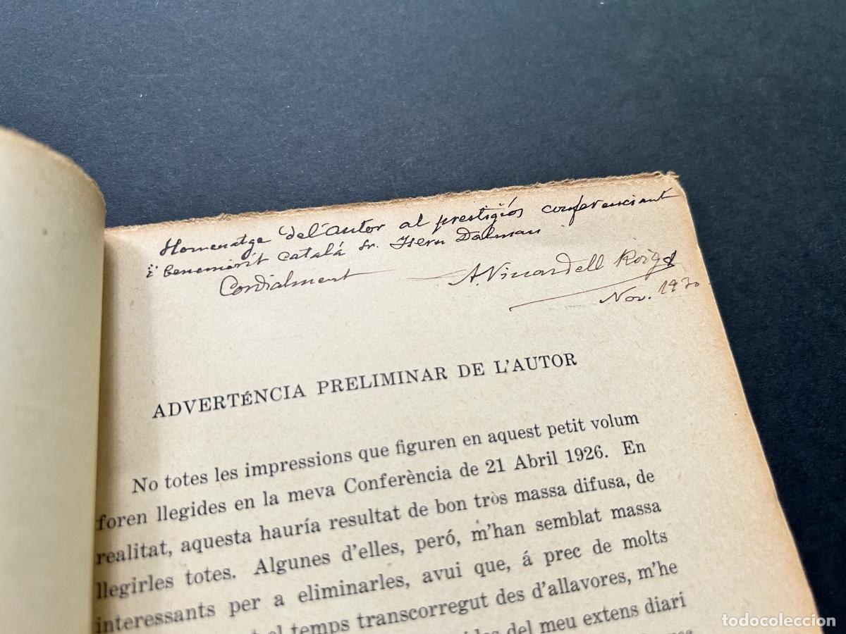 Libros antiguos: Hores tr&agrave;giques i anecd&ograve;tiques de la Guerra &ndash; Dedicat&ograve;ria autografiada &ndash; Girona Artur Vinardell