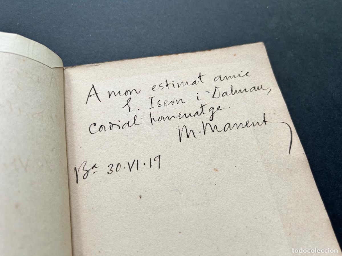 Libros antiguos: Sonets i Odes &ndash; John Keats &ndash; Dedicat&ograve;ria autografiada &ndash; Mari&agrave; Manent &ndash; Barcelona