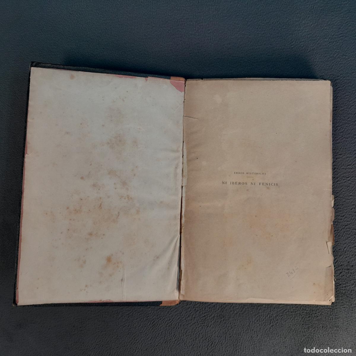 Libros antiguos: L-1683. ERROS HISTORICHS.NI IBEROS NI FENICIS. J.BRUNET.1887