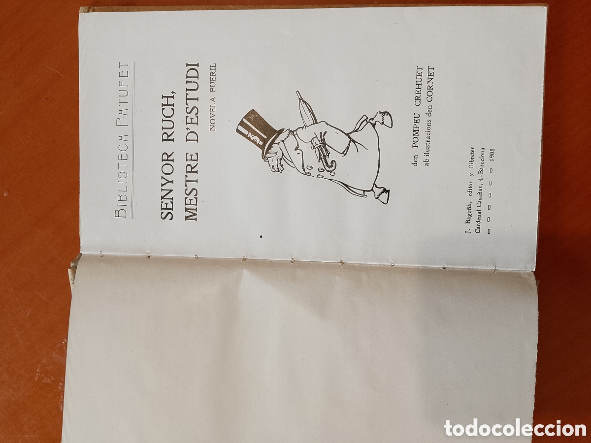 Libros antiguos: Biblioteca patufet V. 1908 - Foto 5