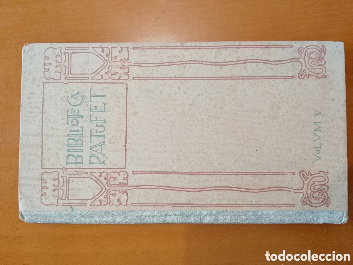 Libros antiguos: Biblioteca patufet V. 1908