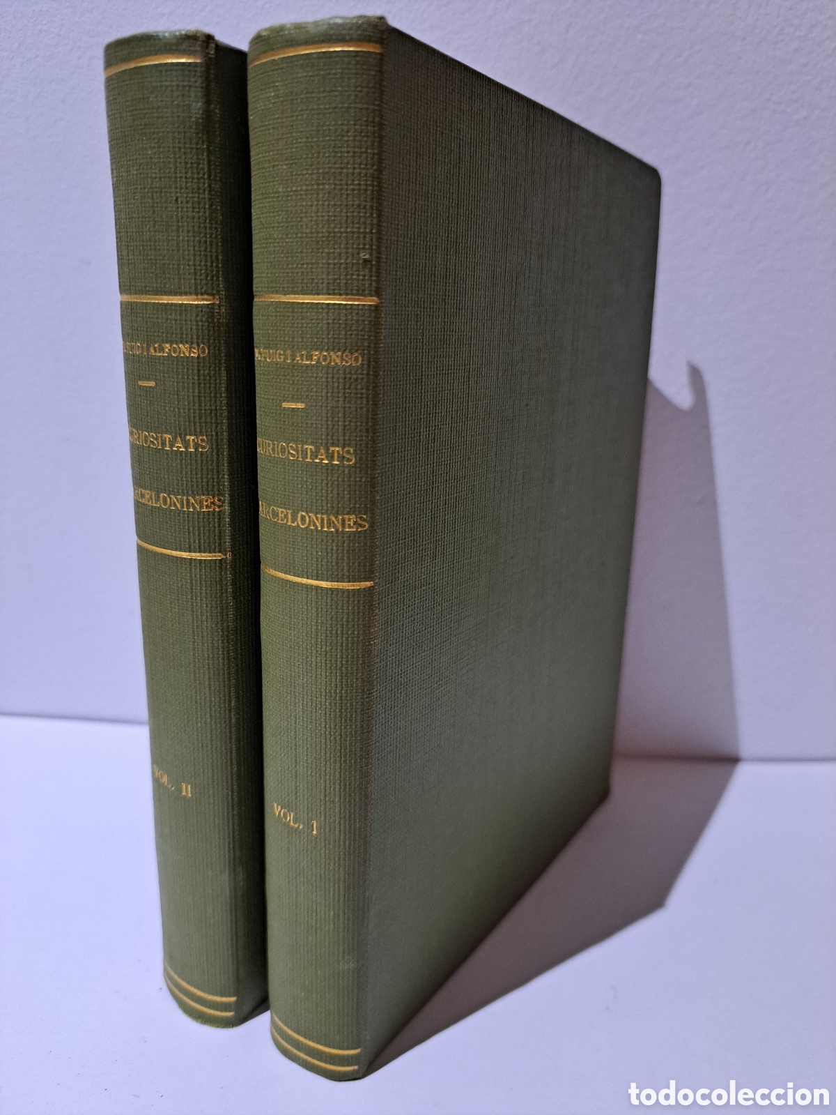 Libros antiguos: CURIOSITATS BARCELONINES, 2 VOLUMS - F. PUIG I ALFONSO - 1930, LLIBRERIA PUIG