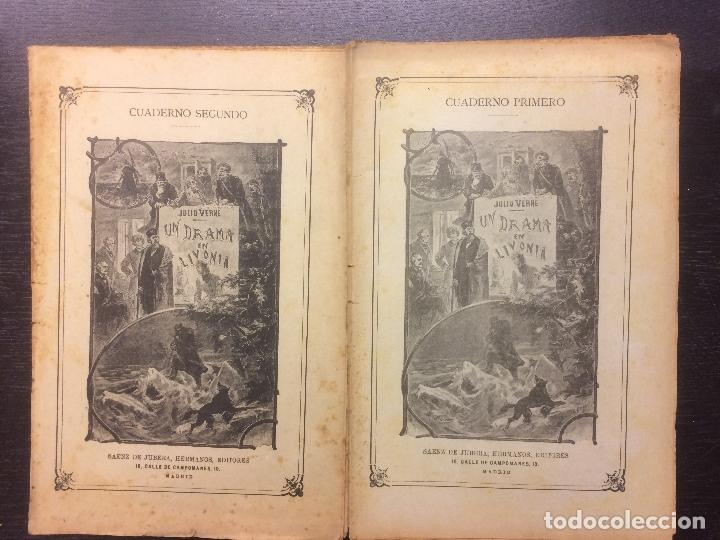 UN DRAMA EN LIVONIA, JULIO VERNE, 1870 (Libros antiguos (hasta 1936), raros y curiosos - Literatura - Narrativa - Ciencia Ficción y Fantasía)