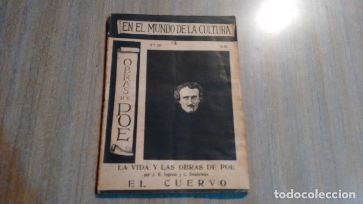 Libros antiguos: EDGAR ALLAN POE - 4 LIBROS - DECADA DEL 20 - Foto 1