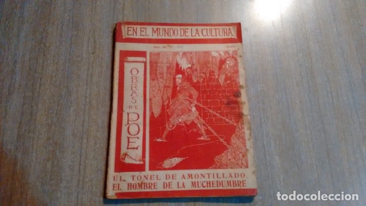 Libros antiguos: EDGAR ALLAN POE - 4 LIBROS - DECADA DEL 20 - Foto 4