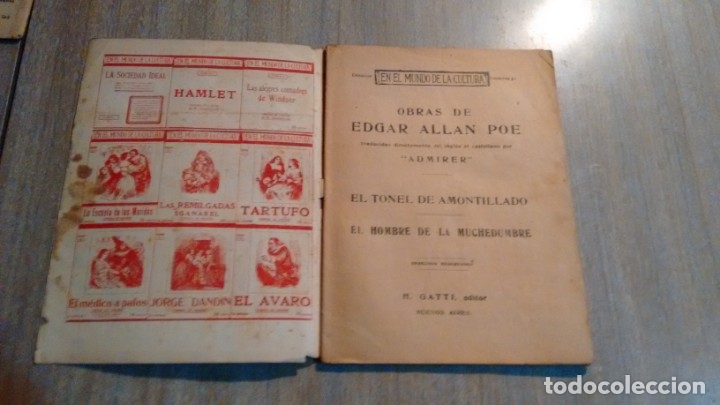 Libros antiguos: EDGAR ALLAN POE - 4 LIBROS - DECADA DEL 20 - Foto 5