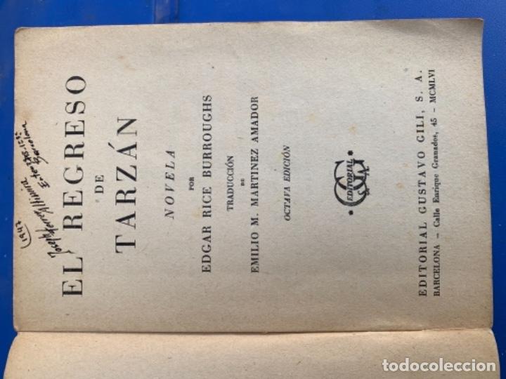 Libros antiguos: El regreso de Tarz&aacute;n - Foto 2