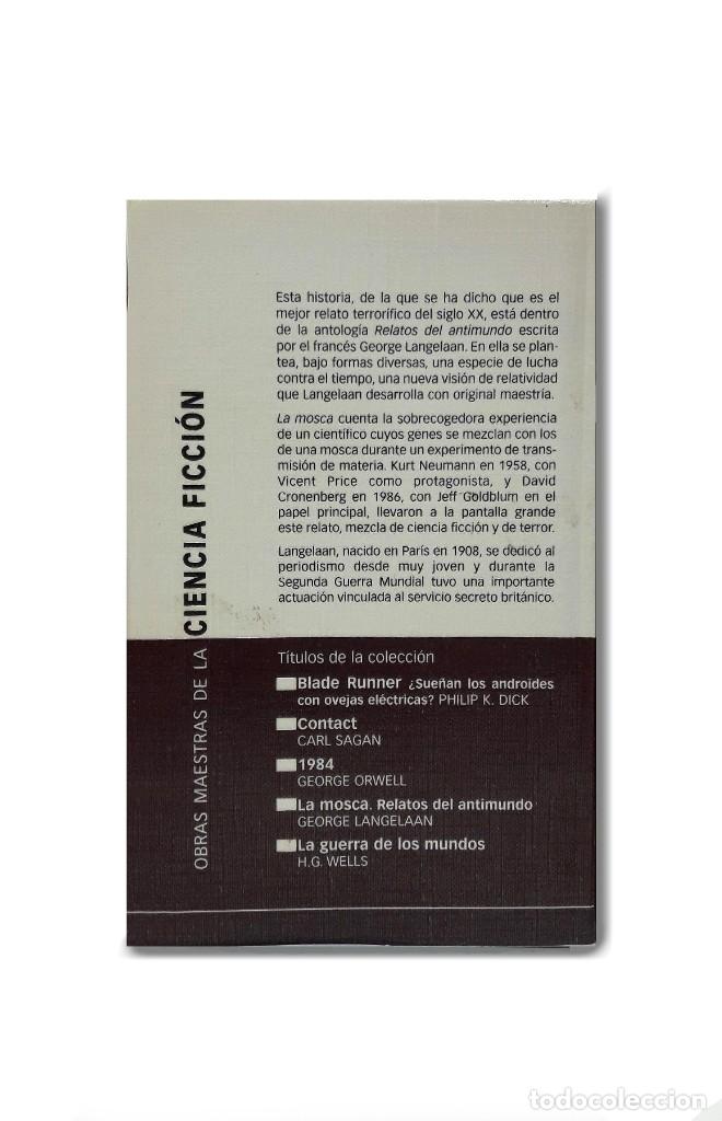Libros antiguos: LA MOSCA Relatos del antimundo. - Foto 2