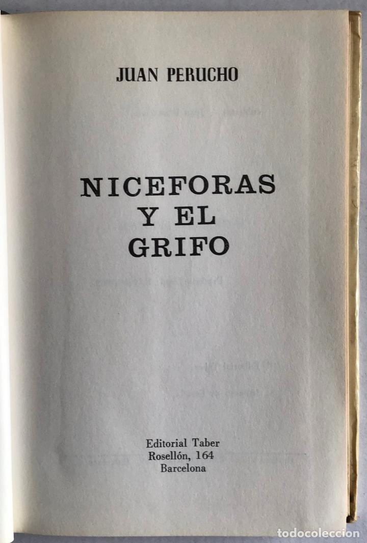 Libros antiguos: NIC&Eacute;FORAS Y EL GRIFO. - PERUCHO, Juan. - Foto 1