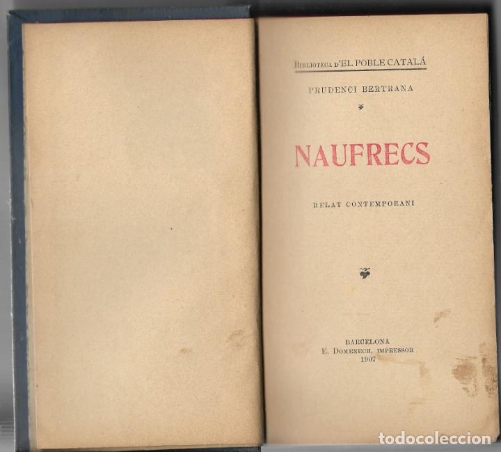 Libros antiguos: Naufrecs - Foto 3