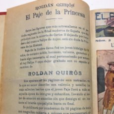 Libros antiguos: EL PAJE DE LA PRINCESA. 24 CUENTOS ENCUADERNADOS. VER DESCRIPCIÓN Y FOTOS. Lote 307310543