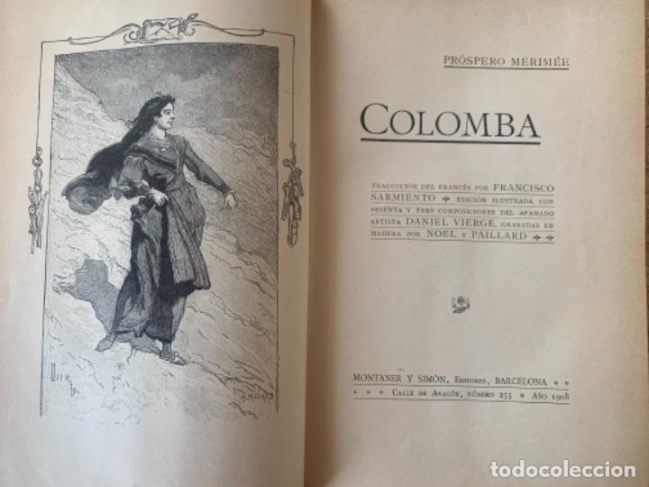 Libros antiguos: Colomba, de Pr&oacute;spero M&eacute;rim&eacute;e (Bols 16) - Foto 2