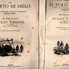 Libros antiguos: JULIO VERNE : AVENTURAS DEL CAPITÁN HATTERAS (GASPAR Y ROIG, 1868) DOS CUADERNOS. Lote 364069251