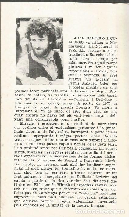 Libros antiguos: MIRACLES I ESPECTRES - Joan Barcel&oacute; - Foto 2