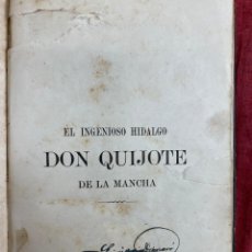 Libros antiguos: DON QUIJOTE. MIGUEL DE CERVANTES. 1A EDICION. IMP LUIS TASSO SERRA. 1881