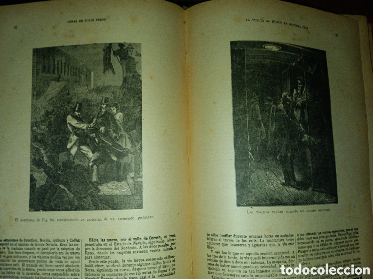 Libros antiguos: OBRAS DE JULIO VERNE (15). SAENZ DE JUBERA. MADRID, 1900 - Foto 3