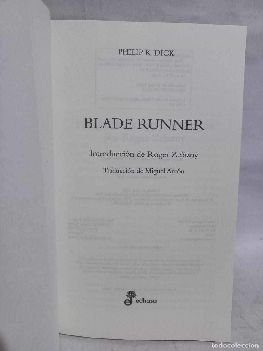 Libros antiguos: Philip K. Dick - Blade Runner - 2017 - Foto 3