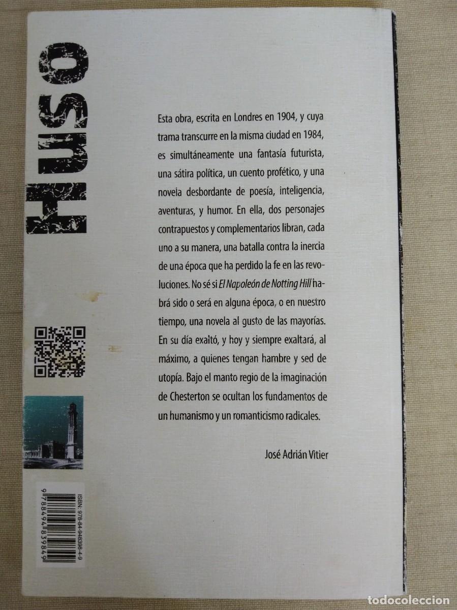 Libros antiguos: El Napole&oacute;n de Notting Hill - Foto 2