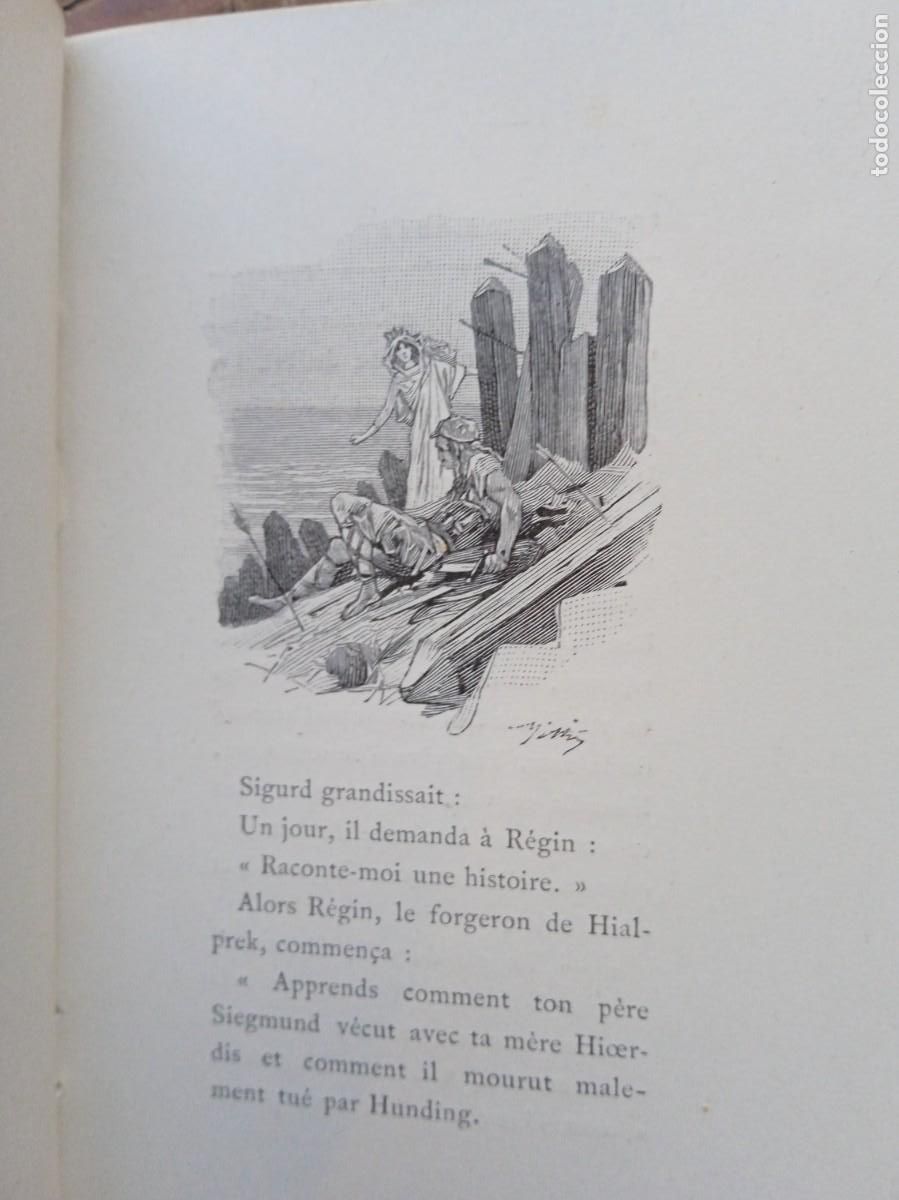 Libros antiguos: Les EDDAS Sigurd, Par&iacute;s 1893 - Foto 6
