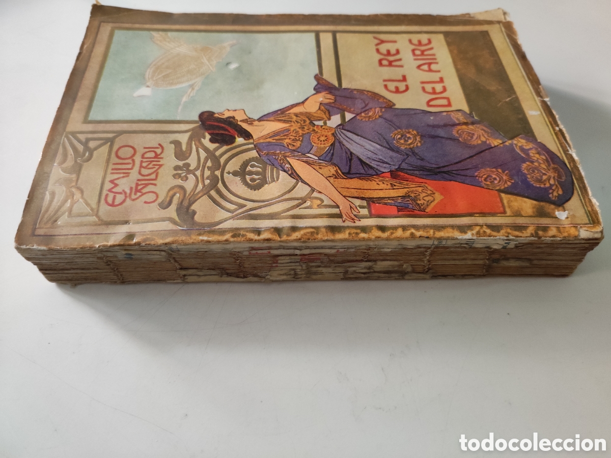 Libros antiguos: EL REY DEL AIRE .- E Salgari - Foto 3