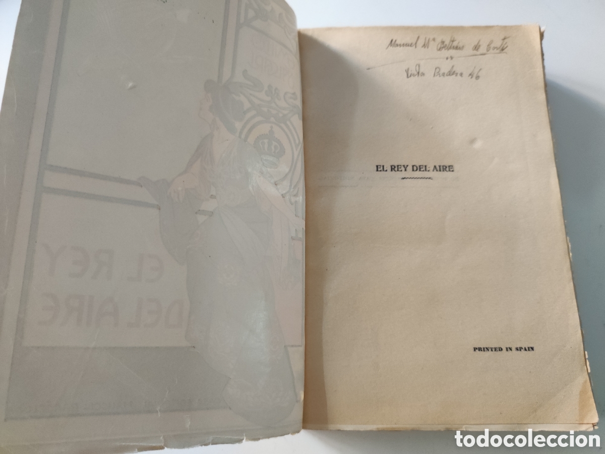 Libros antiguos: EL REY DEL AIRE .- E Salgari - Foto 4