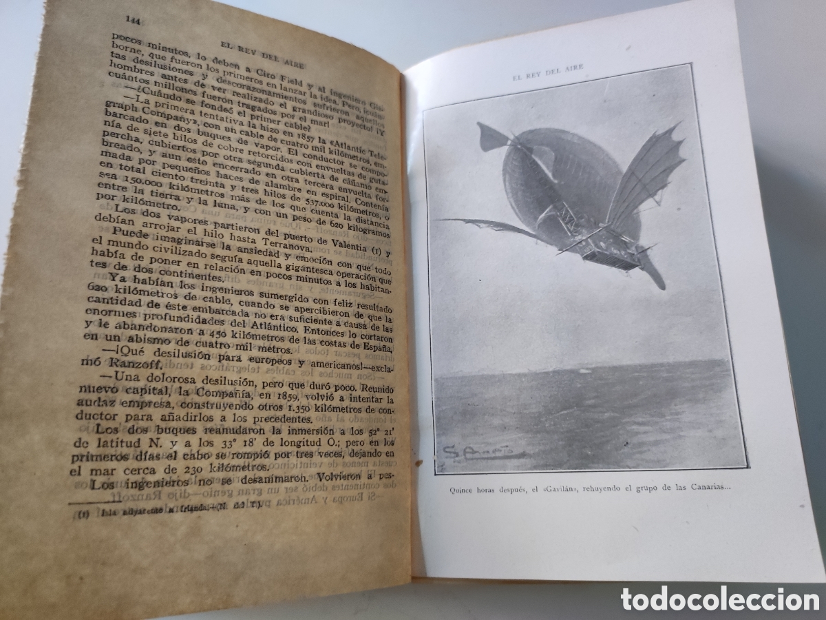 Libros antiguos: EL REY DEL AIRE .- E Salgari - Foto 6