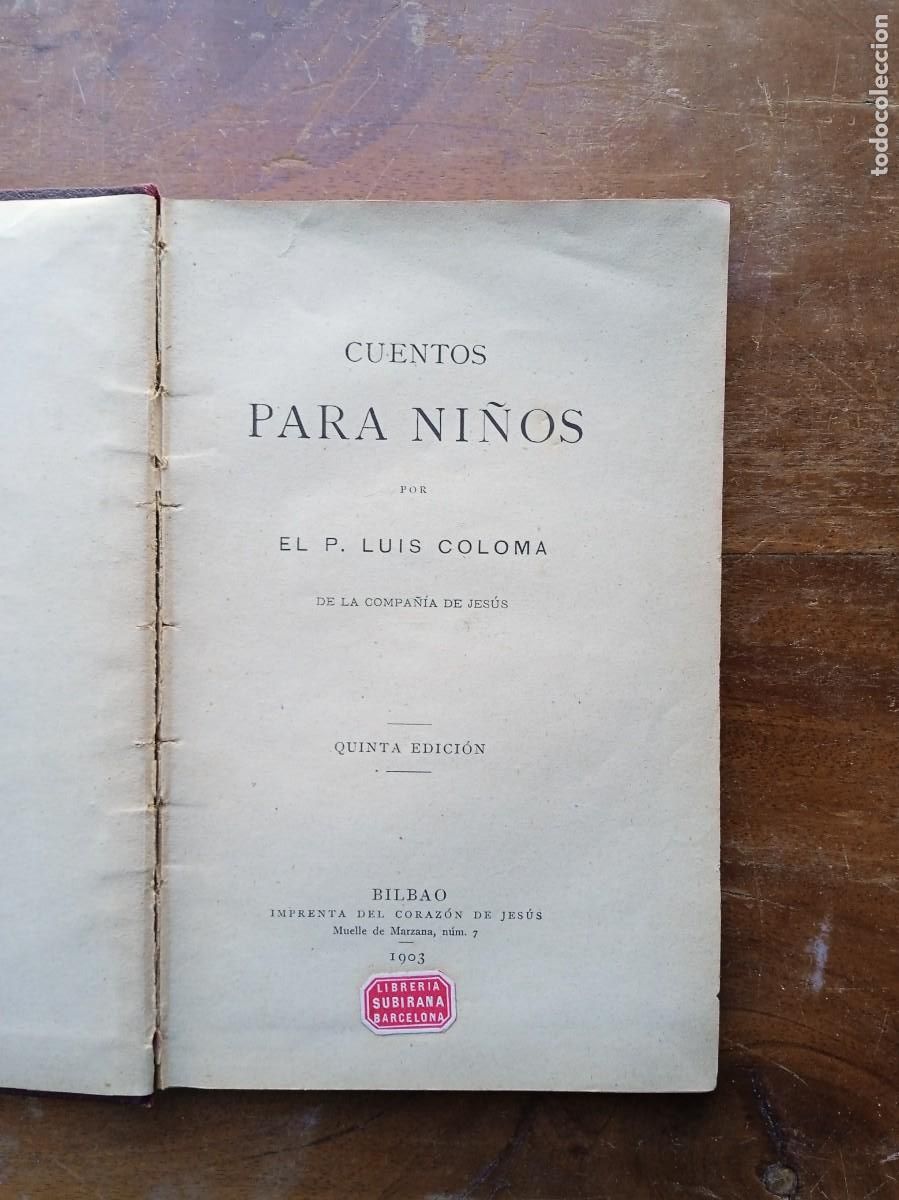 Libros antiguos: Cuentos para ni&ntilde;os 1903 - Foto 2