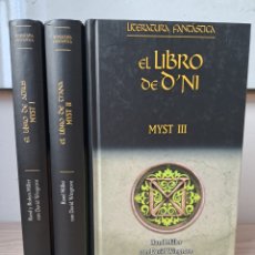 Libros antiguos: LITERATURA FANTASTICA.MYST COL COMPLETA.I,II Y III.PLANETA