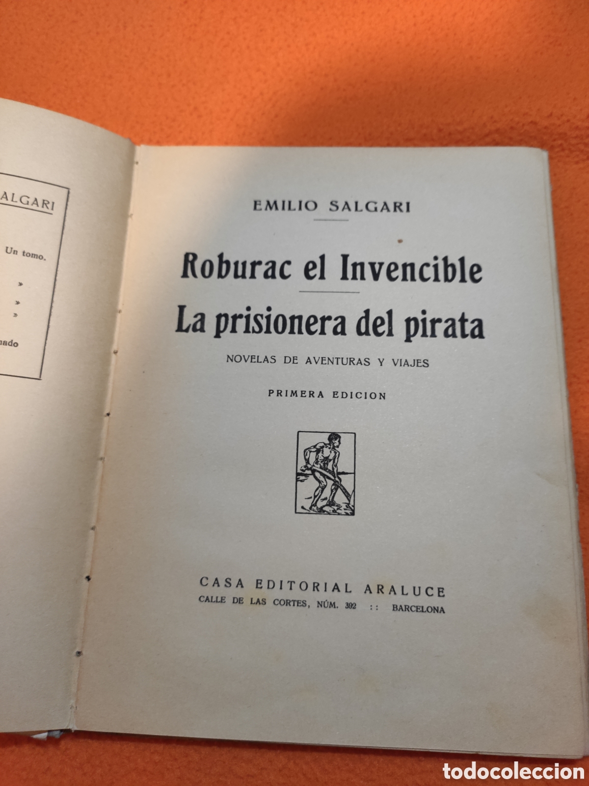 Libros antiguos: libro antiguo Emilio Salgari. - Foto 4