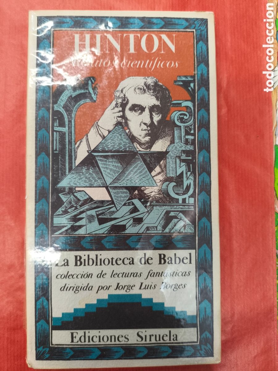 Libros antiguos: Relatos cient&iacute;ficos, Hinton, La biblioteca de Babel, Siriela