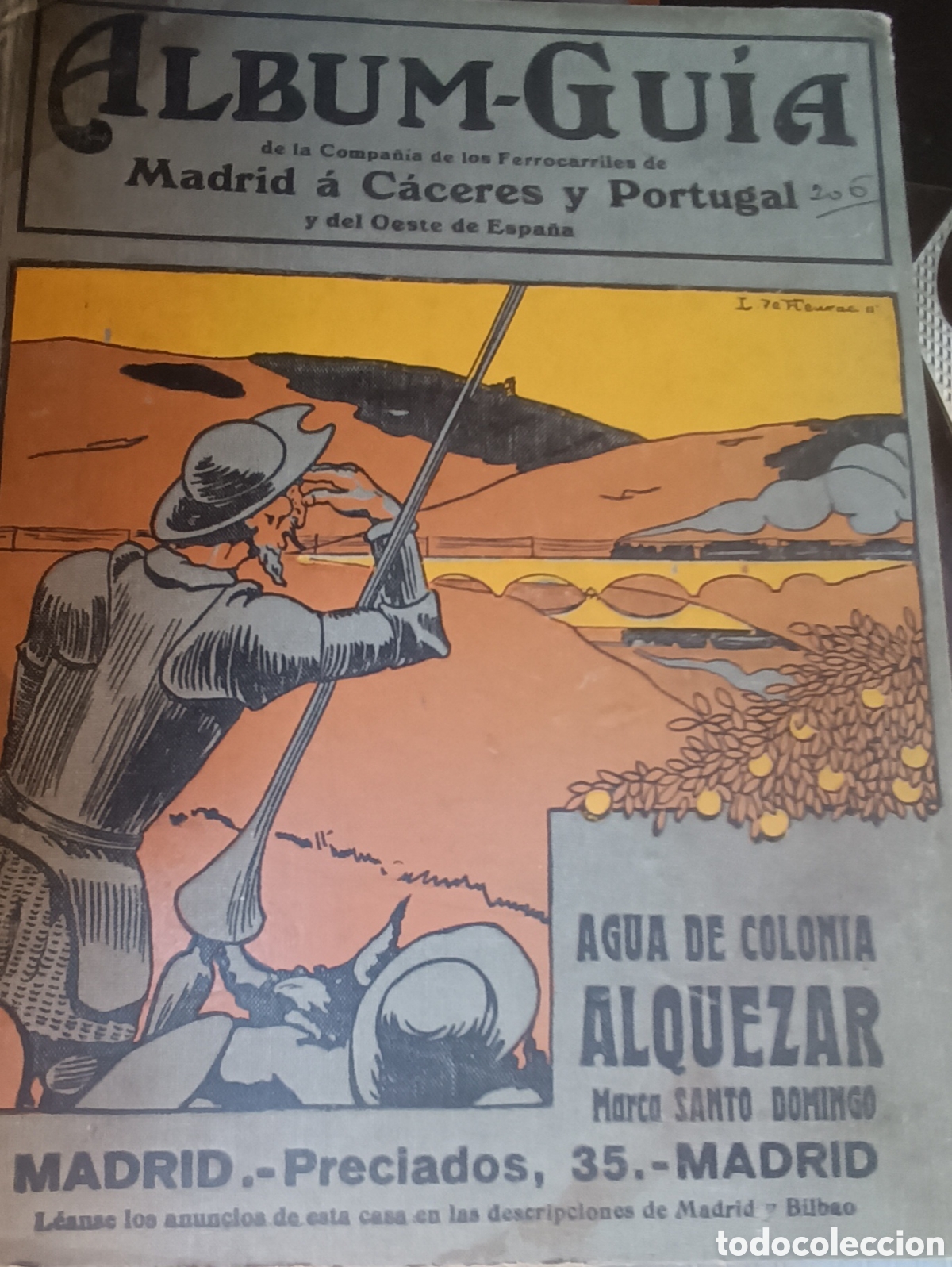 Libros antiguos: &Aacute;LBUM-GU&Iacute;A de la Compa&ntilde;&iacute;a de los Ferrocarriles de Madrid &aacute; C&aacute;ceres y Portugal y del Oeste de Espa&ntilde;a