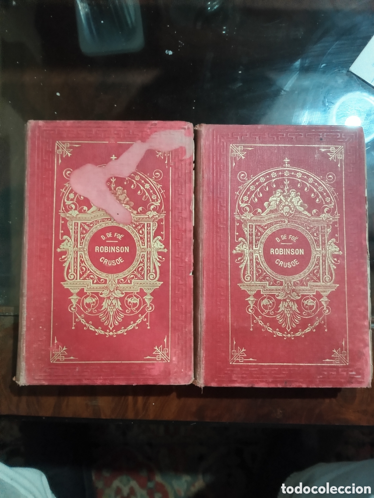 Libros antiguos: Aventuras de Robins&oacute;n Crusoe ( a&ntilde;o 1886 )