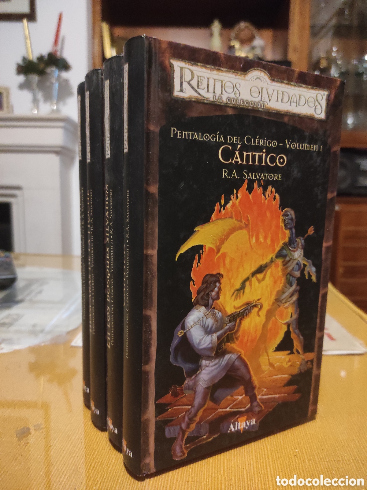 Libros antiguos: 4 TOMOS PENTALOGIA DEL CL&Eacute;RIGO. REINOS OLVIDADOS. ALTAYA