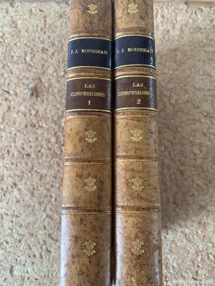 Libros antiguos: Las confesiones de Rouseau, 2 tomis ( Bols 49)