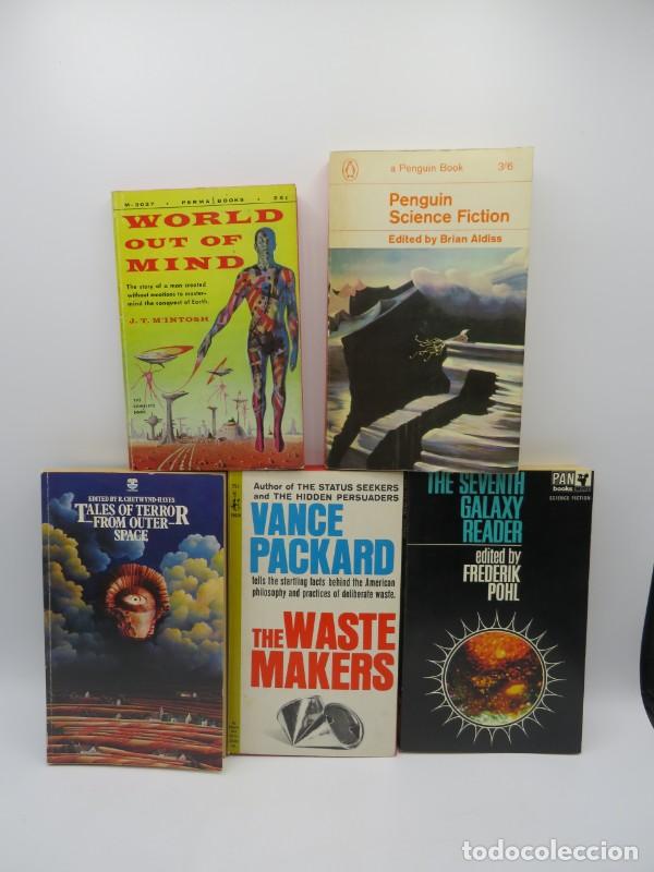 Antiquarische B&uuml;cher: Pack 5 libros Ciencia Ficci&oacute;n Vintage Ingl&eacute;s - Varios - Penguin Science Fiction, Seventh Galaxy Read