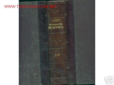 Libros antiguos: 1934. ELEMENTOS DE QUIMICA. 2 TOMOS. PIEL. - Foto 1