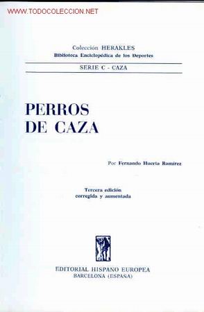 Libros antiguos: PERROS DE CAZA - Foto 1