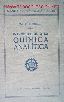 Libros antiguos: QUIMICA ANALITICA - A&Ntilde;O 1927 - Foto 1