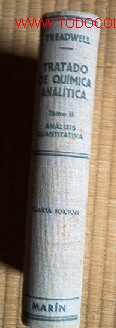 Libri antichi: TRATADO DE QUIMICA ANALITICA -a&ntilde;o 1935-
