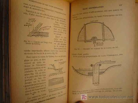 Libros antiguos: HYDROLOGIE AGRICOLE ET ALIMENTATION EN EAU DES EXPLOITATIONS RURALES. 1932 - Foto 2