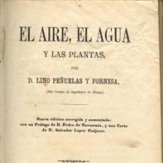 Libros antiguos: 1873: EL AIRE, EL AGUA Y LAS PLANTAS